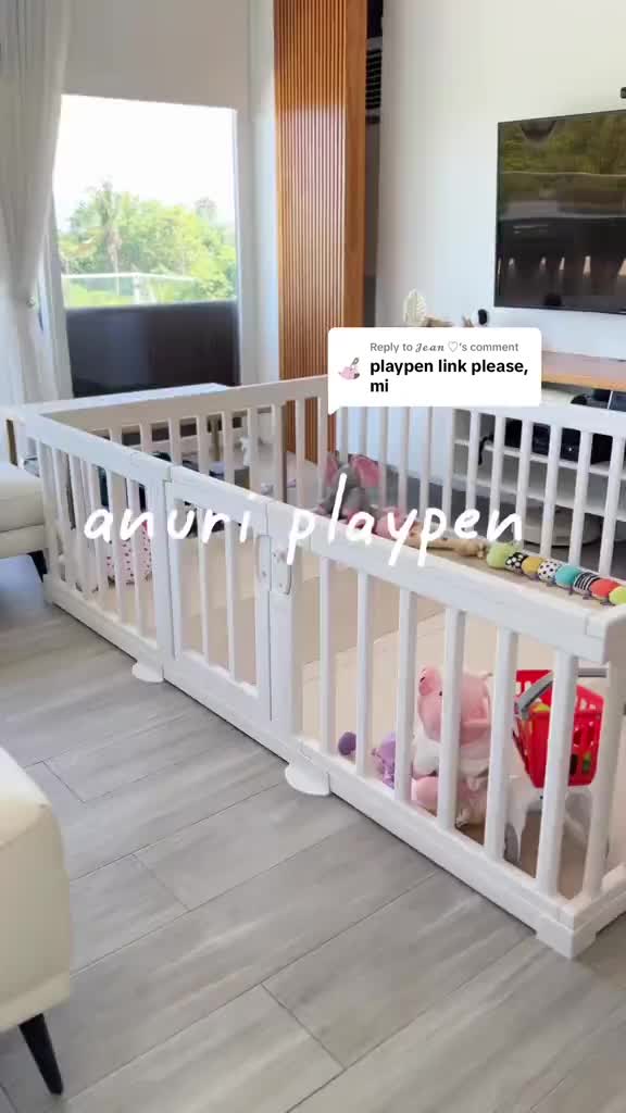 【warranty】Playpen For Baby 4th Gen Version Plastic Assembly Safe&Modular Expandable&Storage