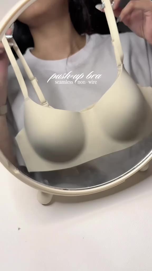 Kobeni seamless push up bra, nonwire & stretchable #pushupbra #wirelessbra #seamlessbra