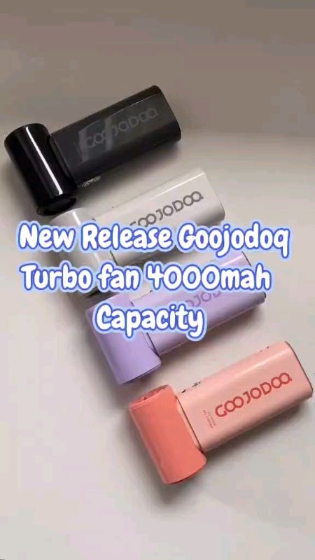 GOOJODOQ Mini fan GFS007 4000Mah  Turbo Fan Rechargeable  Handheld#GoojodoqMinifan#TurboFan#SiliconeCover#FreeCoinsInShopeeVideo#MasMuraSaShopee