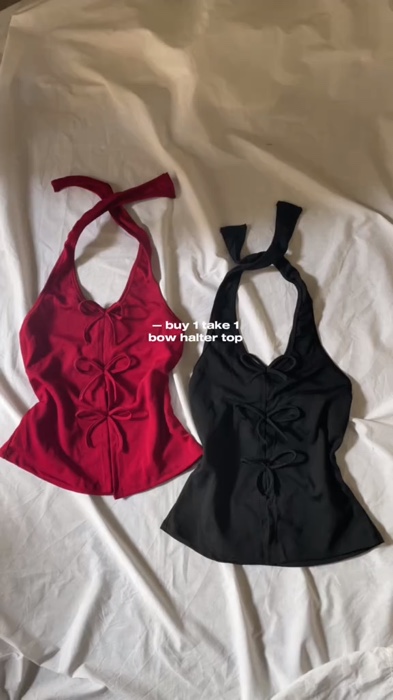 #sexytop #sleevelesstop #haltertop #halterneck #buy1take1