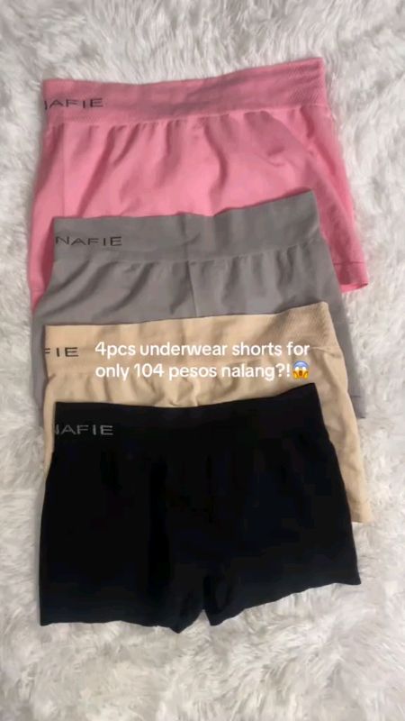 #FreeCoinsInShopeeVideo #MasMuraSaShopee #athleticshort #4pcs #underwaershort #forwomen #fyp