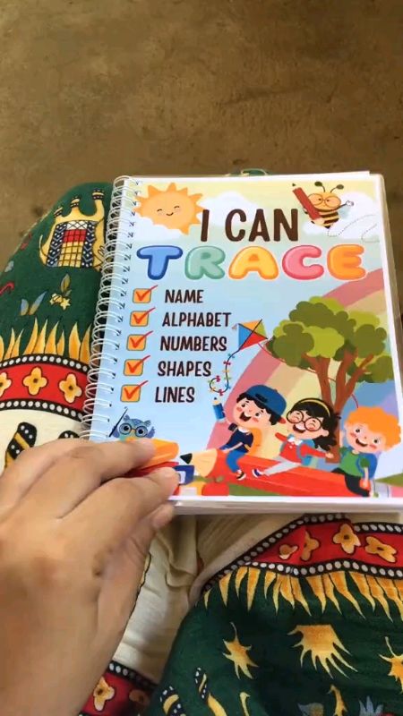 tracing Activity workbook for kids #preschool #tracingpad #Tracingworkbook