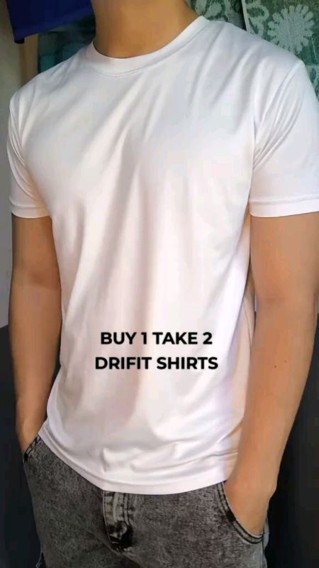 BUY 1 TAKE 2 Unisex t-shirt for man Drifit short sleeve Round Neck top casual summer t-shirt for men