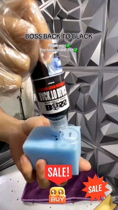 #FreeCoinsInShopeeVideo #100ml #Boss #Back #to #Black #Plastic #Trim #Restorer #Motorcycle #CNC