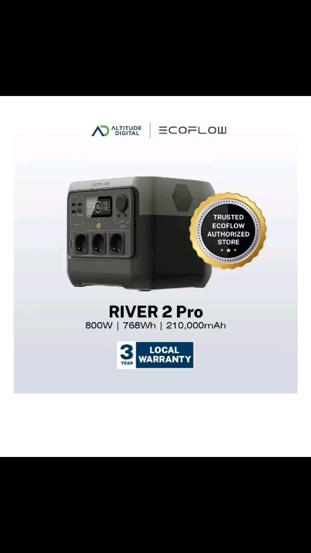 Ecoflow River 2 Pro Power Station Generator #FreeCoinsInShopeeVideo #fyp #EcoFlow #river2pro #portablepowerstation #PowerStation #solargenerator