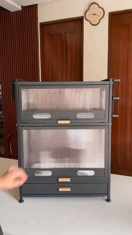 Kitchen Dish Rack Organizer Cabinet Metal Countertop Kitchen Dish Rack With Drainer Plate Rack#HugotSaShopee #ctto