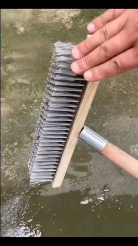 Floor Scrub Wire Brush with Wood long Handle #FreeCoinsInShopeeVideo #MasMuraSaShopee #HugotSaShopee