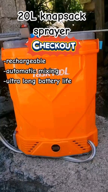 TASK TOOL Knapsack Electric Sprayer Agriculture Rechargeable Sprayer 20L