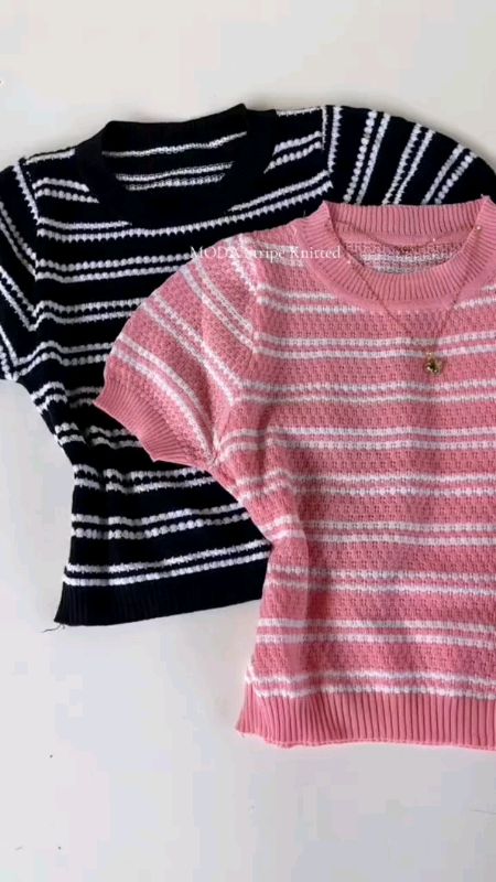 #stripped #knitted #blouse