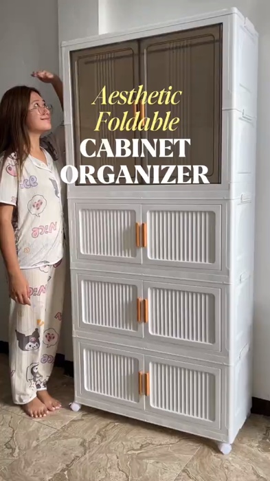 Uyy Ang ganda ng cabinet nati very aesthetic din ang atake #fyp #clothecabinet #cabinet #affordablecabinet