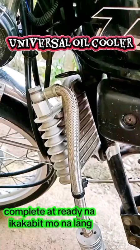 mabilis ba uminit ang makina ng motor mo dapat Meron Kang ganito.#UniversalOilCooler #oilcooler #motoraccessories #riders #motorcycles
