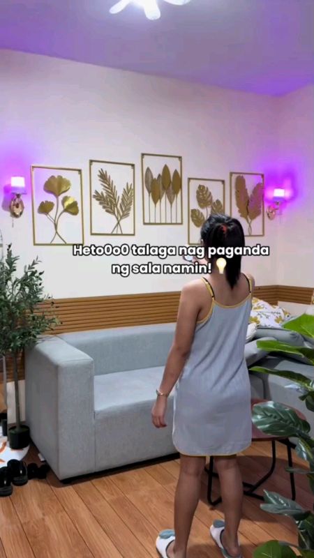 Hetooong wall lamp talaga nagpapaganda ng sala namin! 🤩✨️ #walllamp #HangingWallLamp #walllight #light #homedecor #FreeCoinsInShopeeVideo #fyp #viral