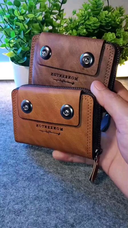 #MensSimpleShortStylePULeatherWallet#Sulit#ChickOut#fyfHide