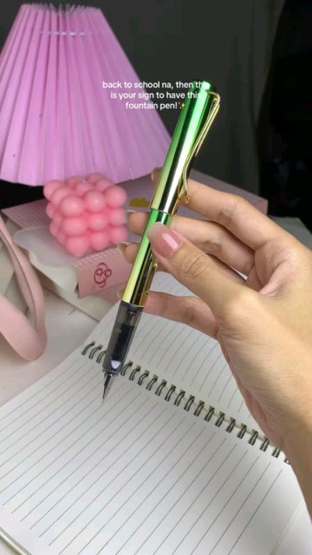 Simple Fountain Pen Replaceable Ink Calligraphy Practice Pen #buynow #MasMuraSaShopee #FreeCoinsInShopeeVideo #viral #trending