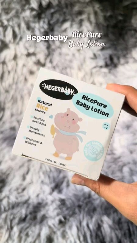 Hegerbaby Ricepure Baby Lotion - Relieves #shopeefinds #StraightforwardOnShopee #MasMuraSaShopee #shopeeph #shopeepaydaysale #ShopeePHCommXtra