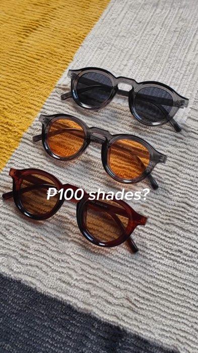 Shades link: https://s.shopee.ph/9pVYkfoun6  I keep finding better shades on Shopee 😂🔥