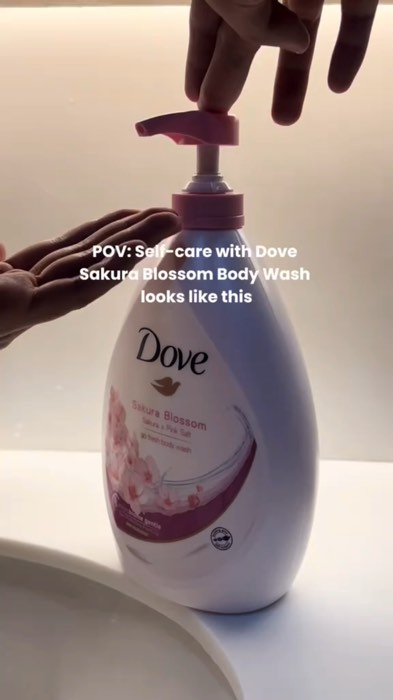 Dove body wash