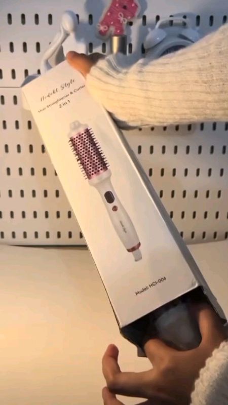 HODEKT 3 in 1 Hair Comb Hair Straightener Hair Curler Digital Display#foryou #trend #shopeeph #foryoupage #fyp #haircurling #trending#MasMuraSaShopee