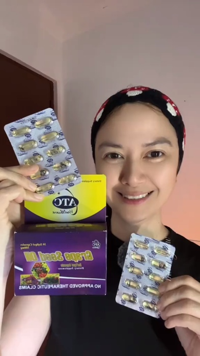 grape seed oil capsule #fyp