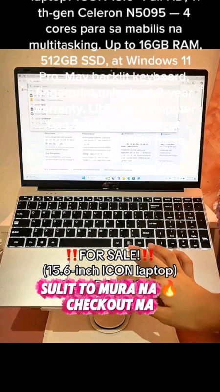 ICON Laptop Intel Core i7/i5/i3 Budget Friendly 😮🔥 #laptop #Icon #budget #school #office #trending #fyp #MasMuraSaShopee #FreeCoinsInShopeeVideo