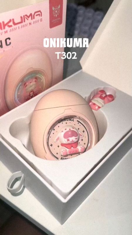 Cutie 🎧 TWS Onikuma T302 #MasMuraSaShopee#ShopeePHCommsXTRA#shopeeph #shopeefinds #shopeehaul