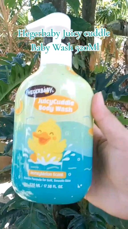 Hegerbaby Juicy cuddle Body wash honey melon scent #hegerbaby #honeymelonscent #kidsbodywash