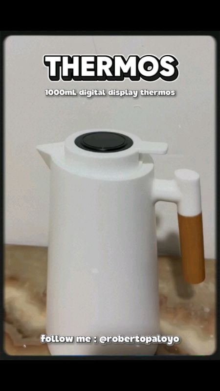 Mainit o malamig, perfect pa rin! 1000mL Digital Thermos, tamang temperatura kahit saan! #DigitalThermos #SmartThermos #1000mLThermos #stayhotstaycold