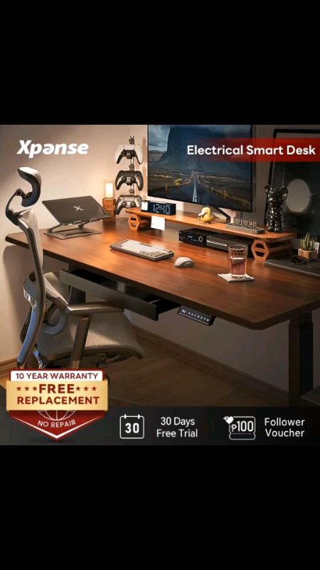 Check out Xpanse #Electric #Office #Table For Computer Adjustable Study Table Gaming Table #trending #sale #fy #fyp