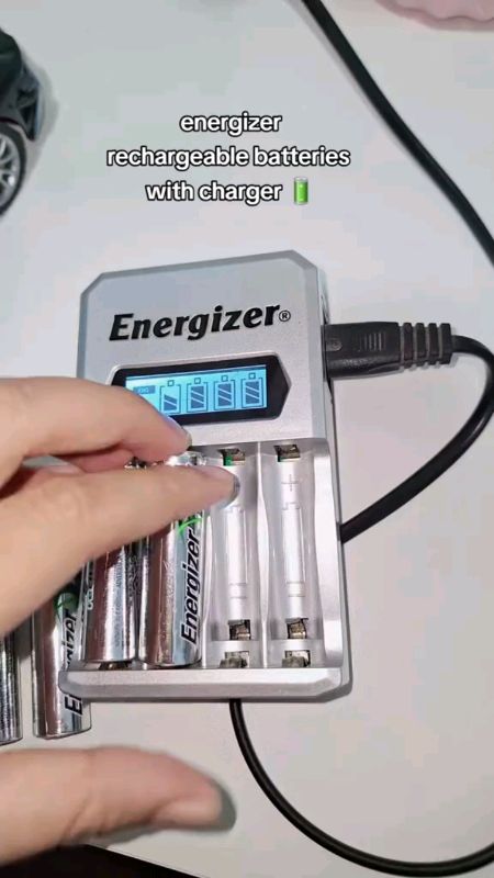 #HugotSaShopee #Energizer Original AA/AAA Batteries Charger + 1.2V AA 2450mAh Ni-MH Rechargeable Batteries for Camer#trending #fyp