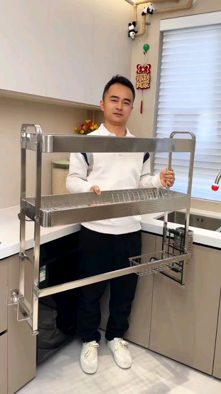 Stainless steel sink rack