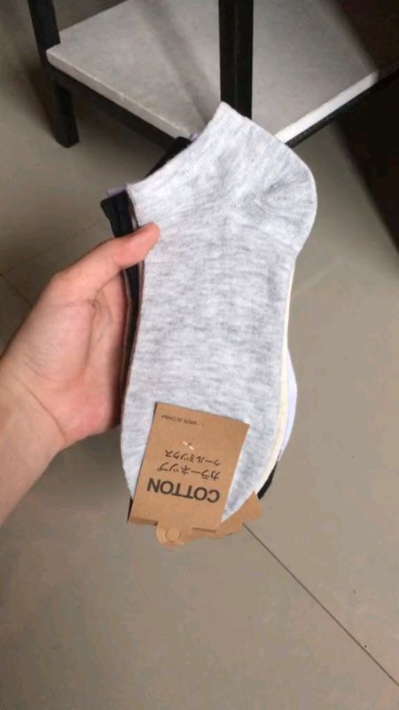 What u see is what u get 😍 parang mall quality Pero ang mura #socks #cottonsocks #shopee
