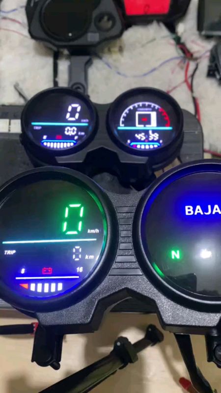 For Bajaj Boxer CT100 CT 100 Motorcycle Digital Speedometer Dashboard Odometer Screen Indicator