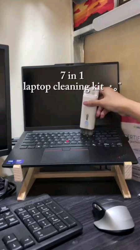 7 IN 1 COMPUTER KEYBOARD CLEANING BRUSH KIT 💗💗 #7in1cleaningbrushkit #keyboardcleaningbrush #computeressentials #FreeCoinsInShopeeVideo #trend #fyp