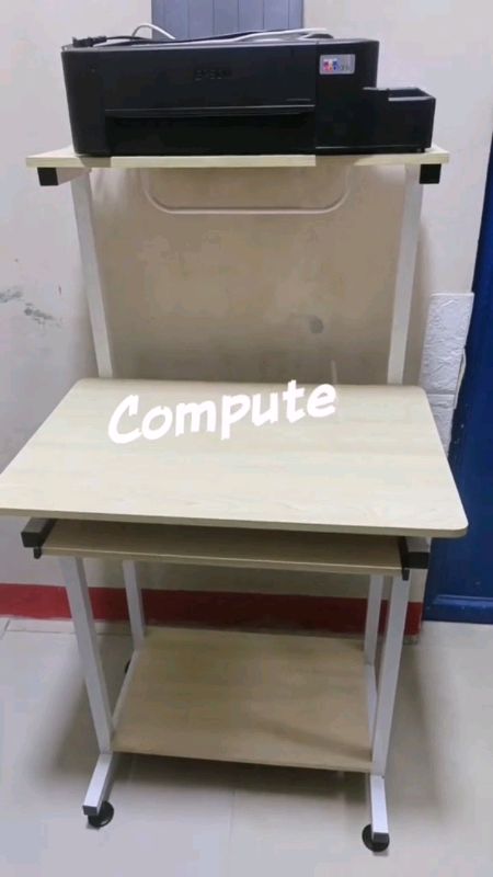 Computer Table with shelf Dressing table Computer Office Desk Bed Side Table With Wheels#MasMuraSaShopee #affordable#shopeeviral