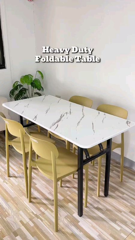 #Foldable Computer Table Dining Table Study Desk Office Conference Folding Table❤