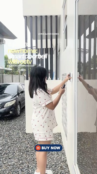 Smart doorbell na may cctv na, ang husay ng nakaimbinto nito! #smartdoorbell #doorbell #FreeCoinsInShopeeVideo