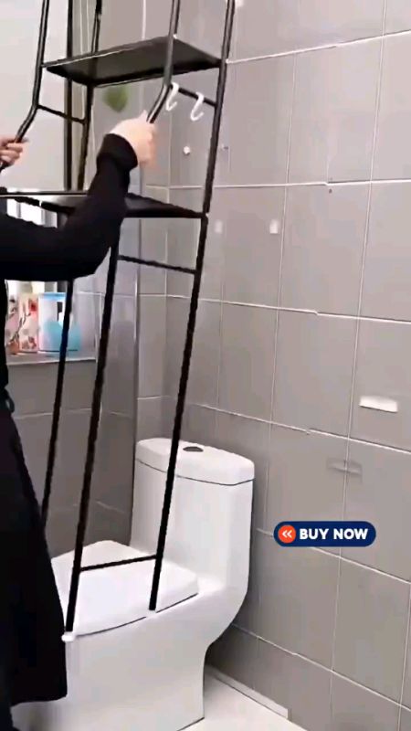Tier bathroom organizer shelf rack toilet #MasMuraSaShopee #foryou #fyp #viral
