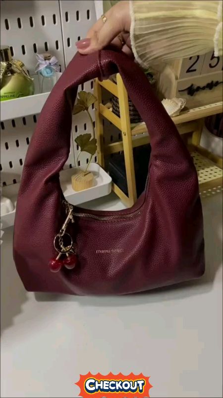 High-End Mumu M377 Cute Trend Soft Leather Women Kili Kili Bag Shoulder Bags#MasMuraSaShopee #FreeCoinsInShopeeVideo #CheckOut