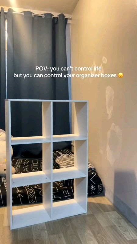 No space, no problem 😌 #spacesaverorganizer #foldablestoragebox #fabricboxorganizer #trending #musthave #shopeeVideo#MasMuraSaShopee #fyp #foryou