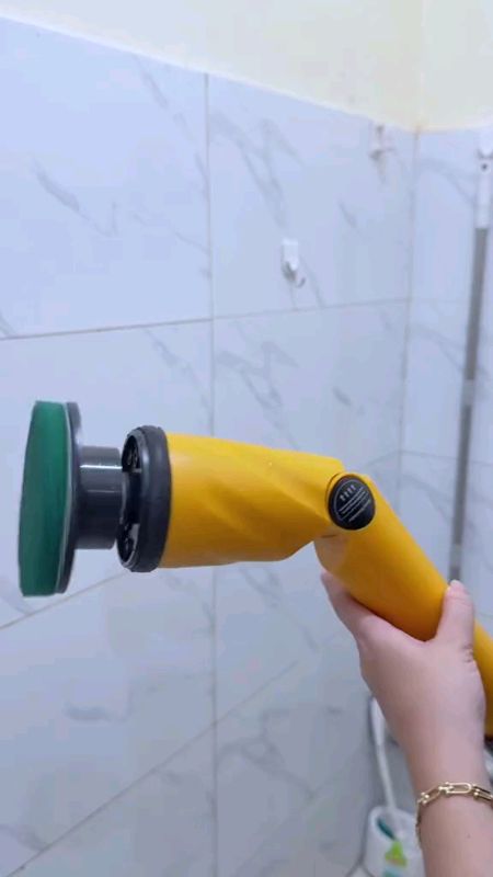 1500RPM Cordless Electric Cleaning Brush for Bathroom 8-In-1 Electric Spin Scrubber for Floor Toilet