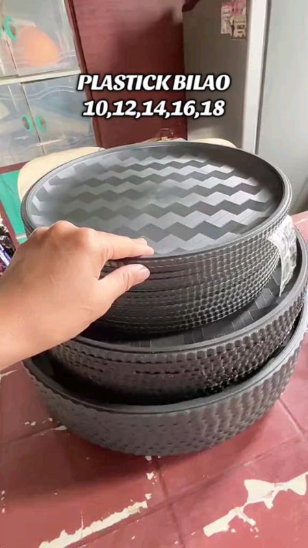 #MasMuraSaShopee #black #plastic #bilao #topking