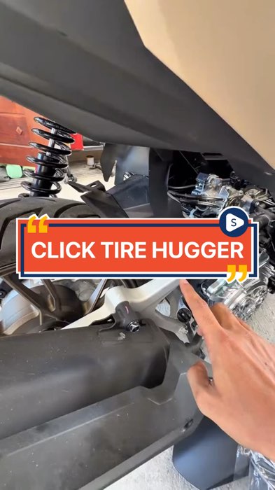 CLICK TIRE HUGGER #ambothingshop #FreeCoinsInShopeeVideo #shopeeVideo #motorcycle #trending #foryou #fyp #click #tirehugger #clicktirehugger
