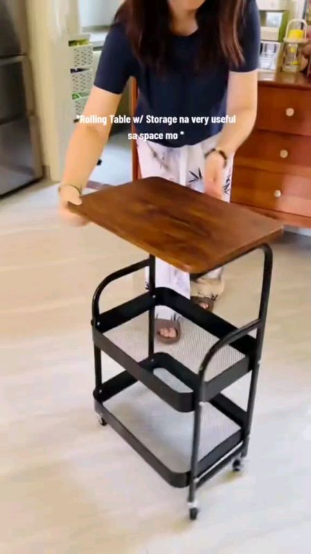 Home Storage Rack Trolley Kitchen Storage Rack Mobile Storage Snack Storage Rack Mobile