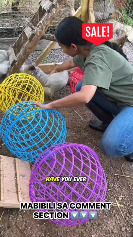 Check out ONE Rotatable Chicken Cage Chicken Balls Cage Rolling Mobile Poultry Enclosure Round#ShopeePHCommsXTRA #FreeCoinsInShopeeVideo