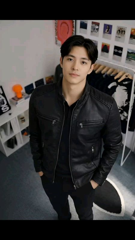 Men's Motorcycle Leather Jacket #FreeCoinsInShopeeVideo #MasMuraSaShopee #HugotSaShopee #XtraChallenge #fyp #viral #trending #sale #jacket #trend #4u