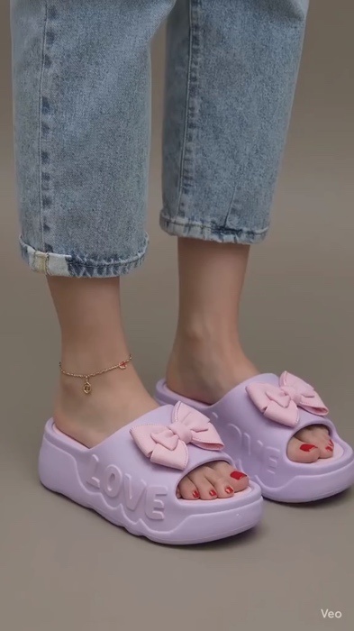 High Slippes for Women Summer Outdoor Girls Thick Sole Sandals Footwear Flipflop Walking Shoes #VeryAffordable #Fashionable #Freecoins