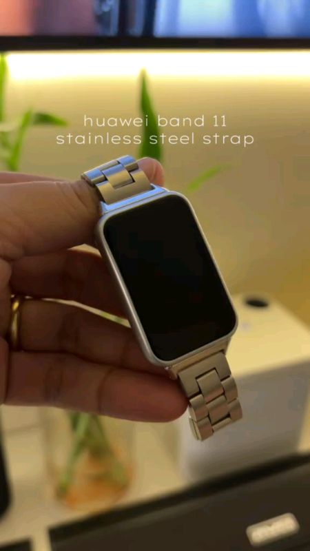 Stainless Steel Strap Metal Bracelet Replacement for Huawei Band 11 Pro 10 9 8 7 6 / Honor Band 9 7 6#checkout #fyp #ccto