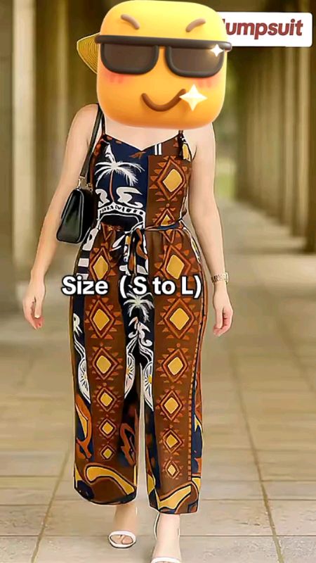 Jumpsuit Trendy Women Summer Beachwear Small–Large #MassMuraSaShopee #freecoinsashopeevideo #FreeCoinsInShopeeVideo #MassMuraSashopeevideo