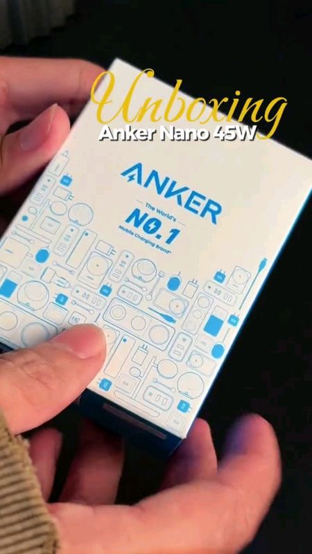 #Anker Nano USB C WALL CHARGER, 45W fast charging smart#Nano#usbC#wallcharger#45W#fastcharging#masmurasashopee #freecoinsInshopeevideo#💯❤️✅ #quality