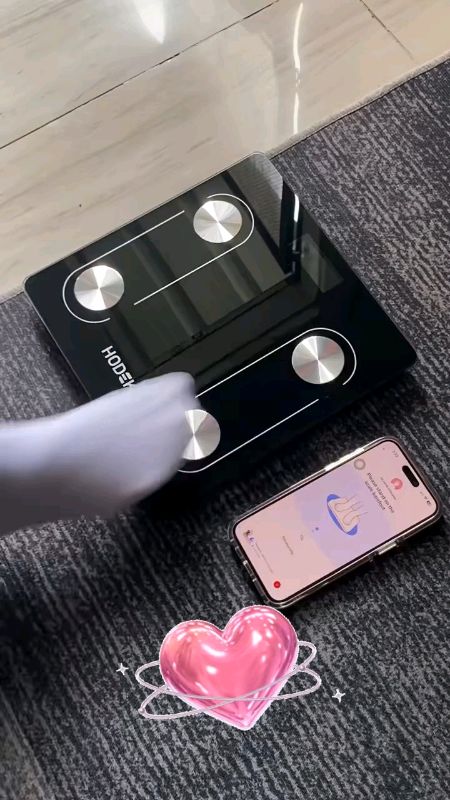 HODEKT Smart Bluetooth Body Fat Weight Scale LED Display Bathroom Electronic Weighing Rechargeable #hodekt #HugotSaShopee #trending #weighingscale